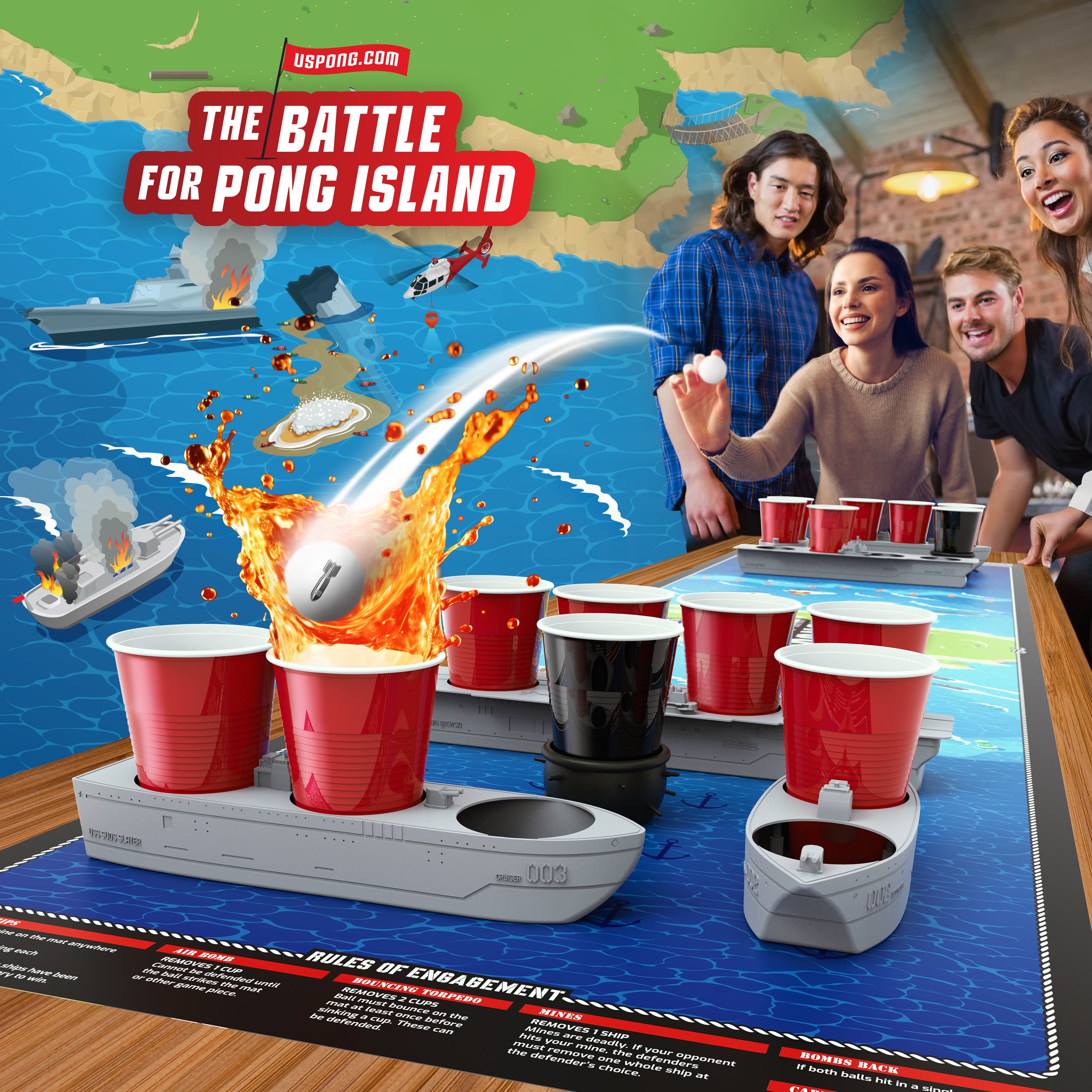 BattlePong™ DLX (Patent Pending)