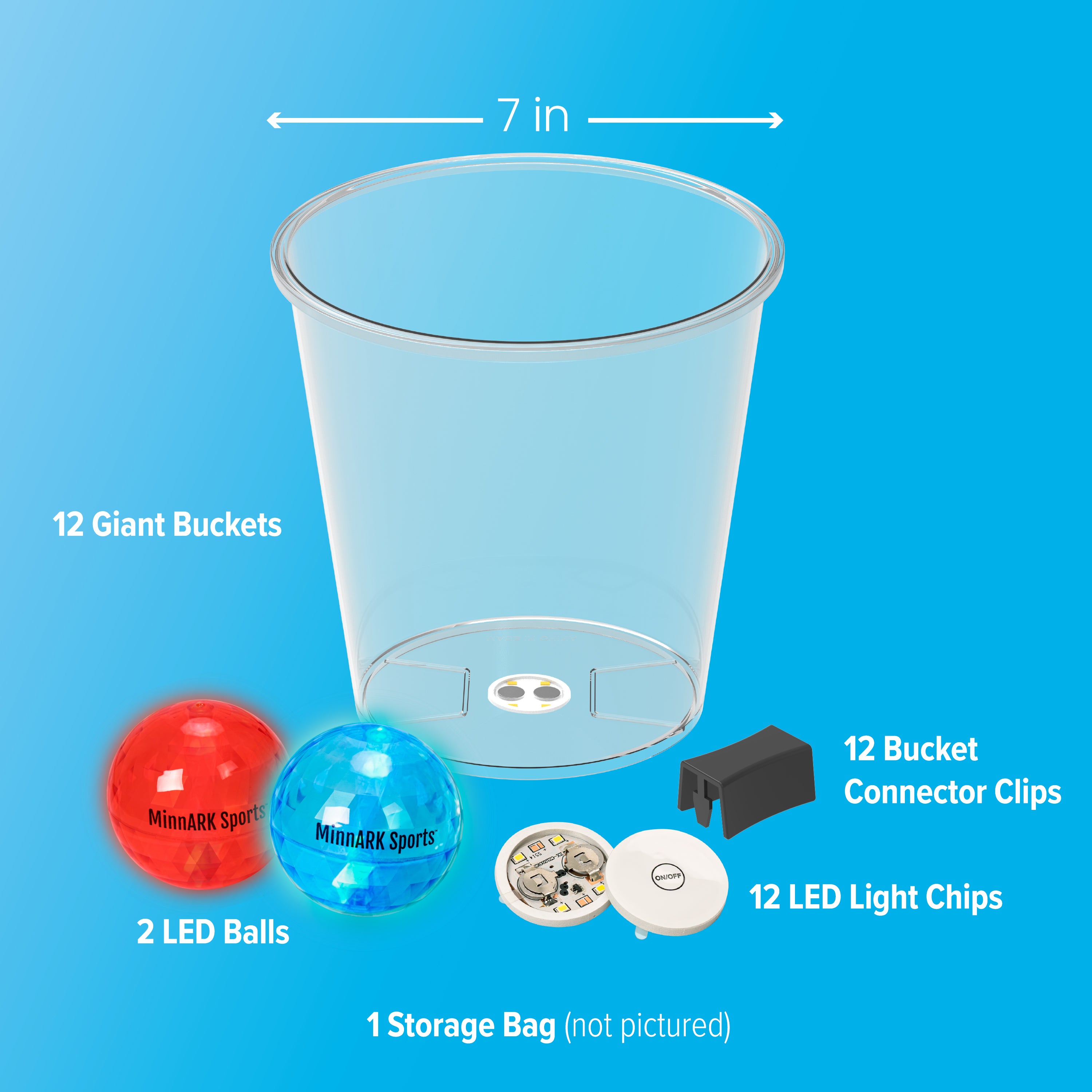 LED Giant Yard Pong