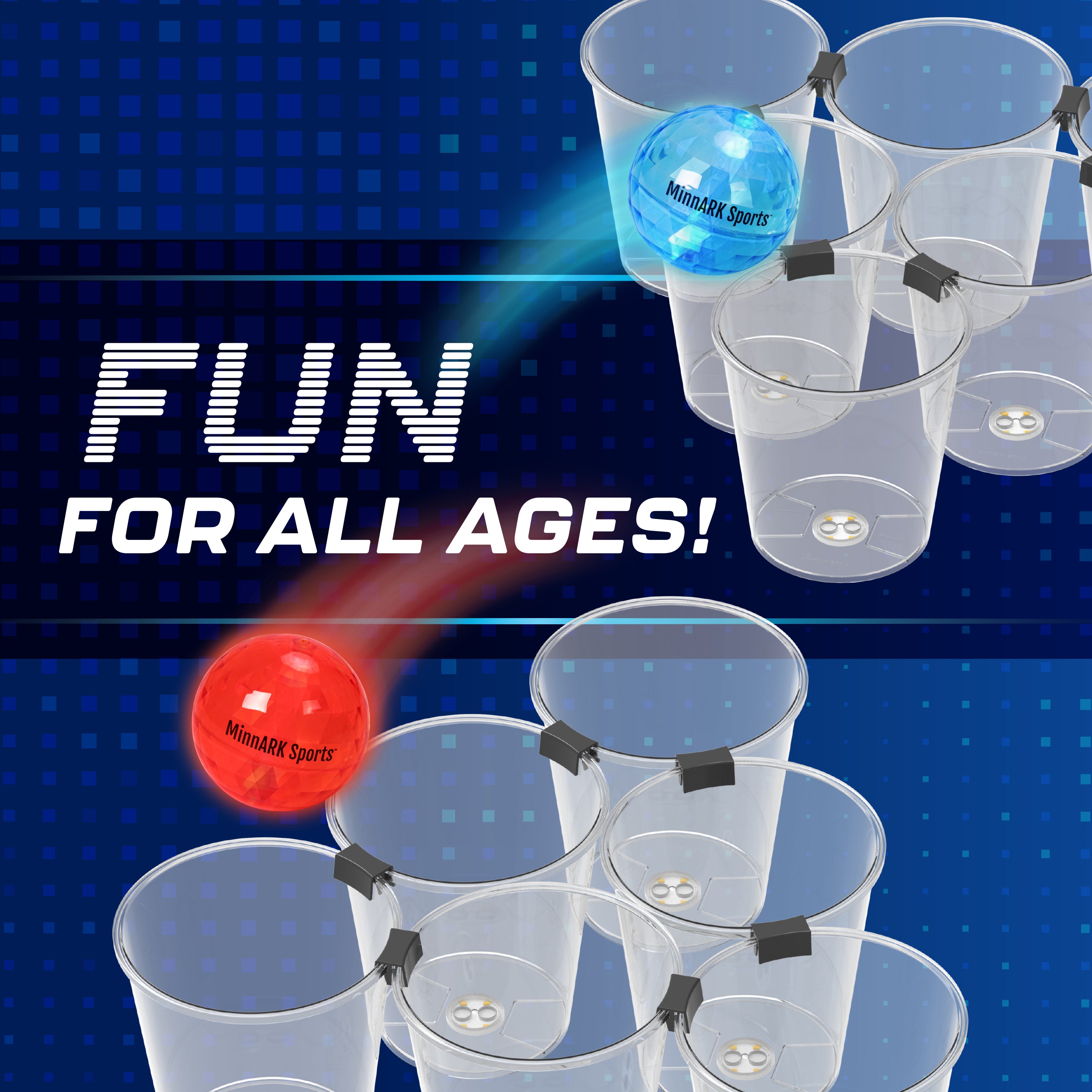 LED Giant Yard Pong